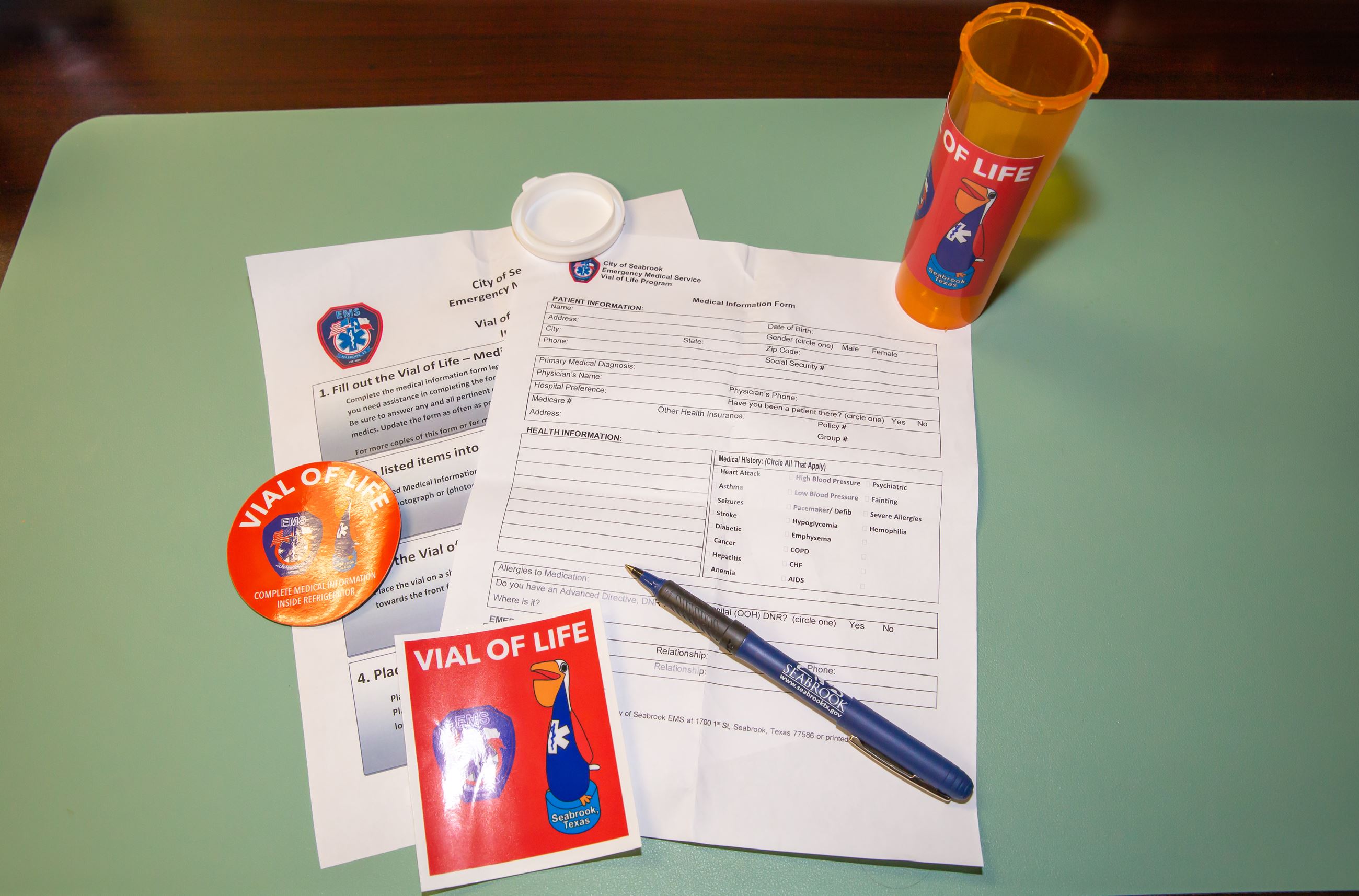 What's in the Vial of Life (Pen not included)