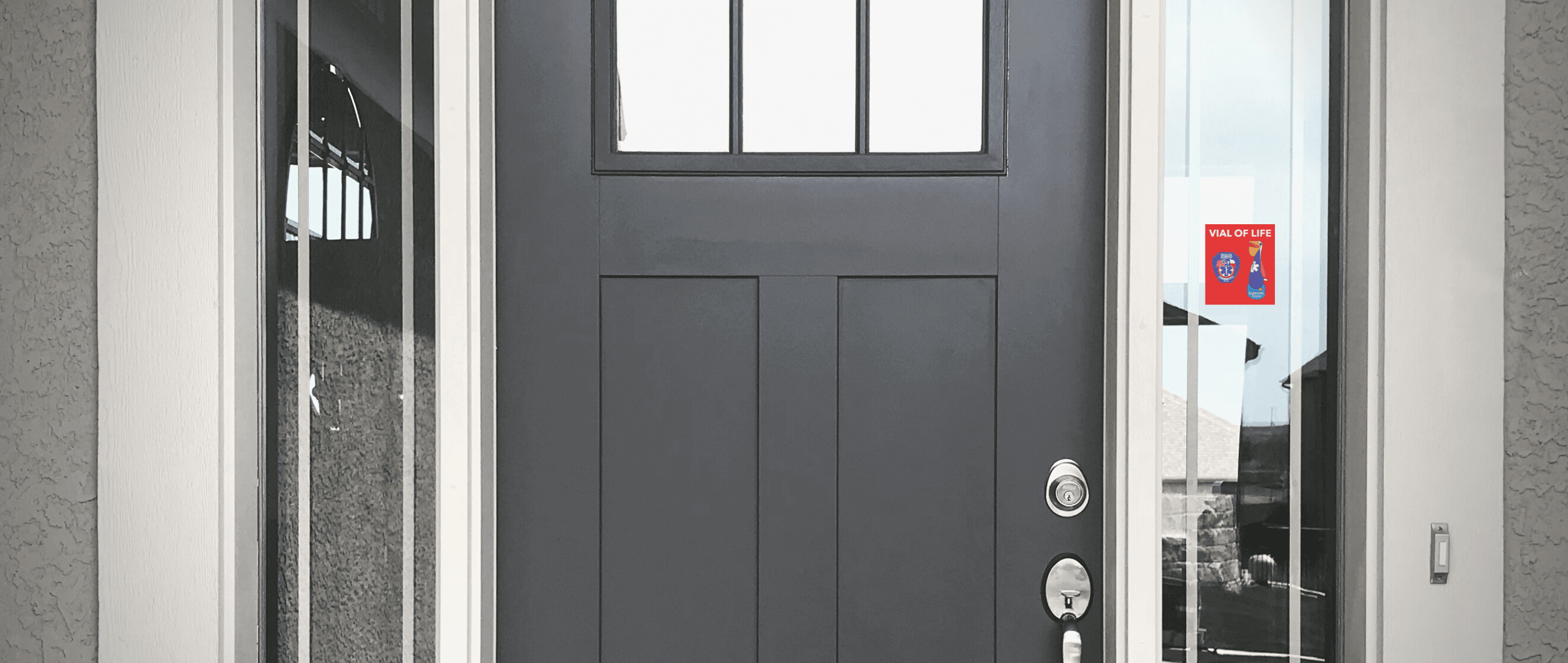 Vile of Life Sticker by Door