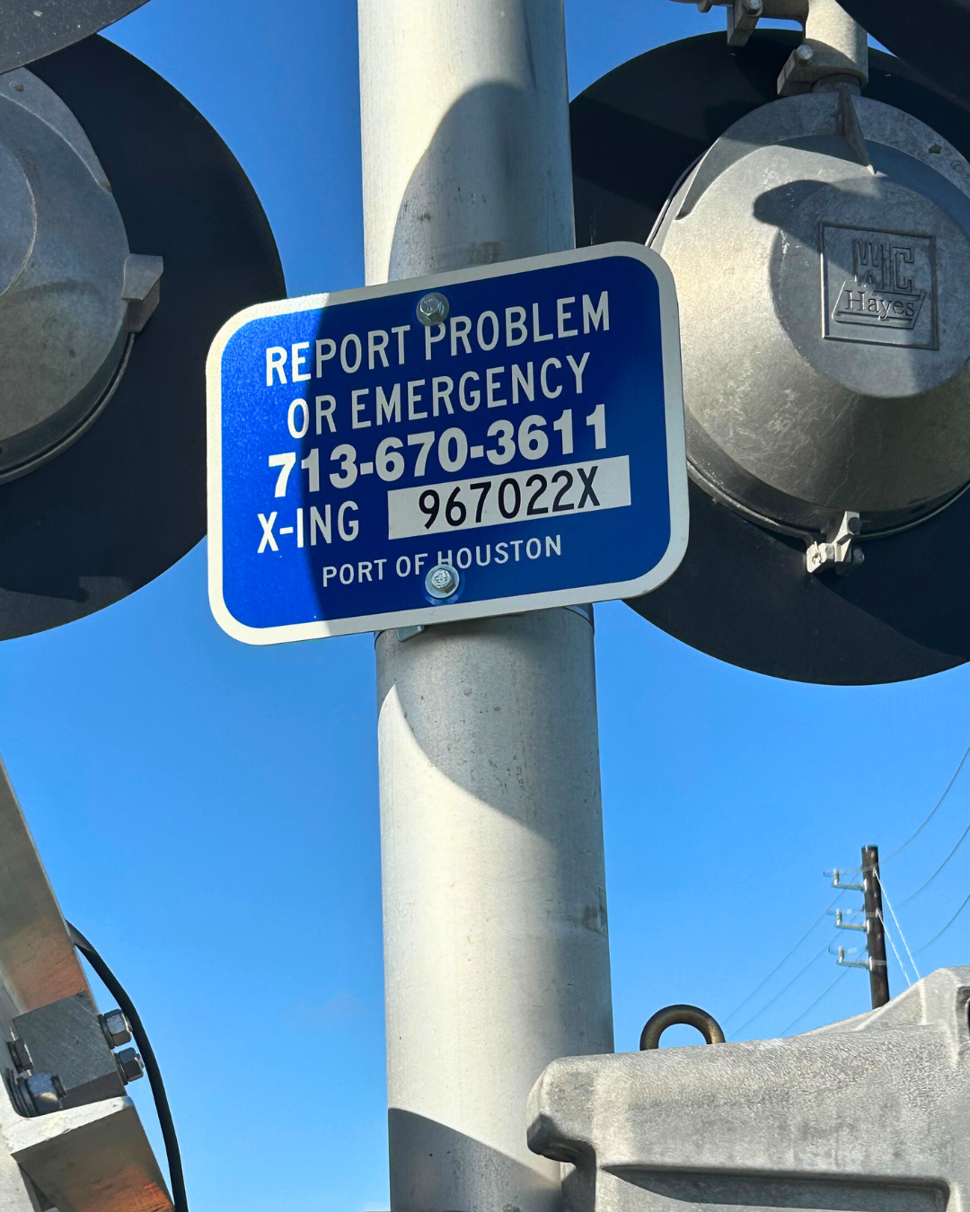 Rail Crossing Number 967022X